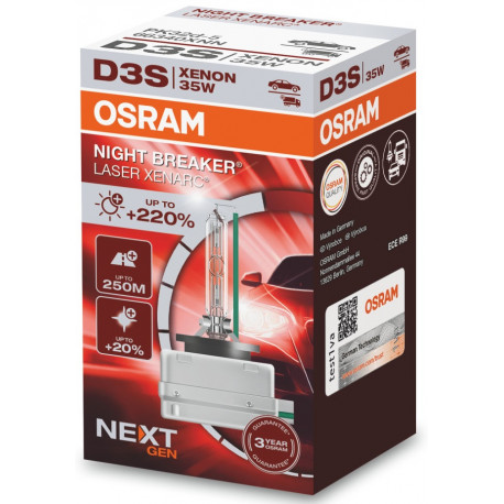 Izzók és xenonlámpák Osram xenon fényszóró lámpák XENARC NIGHT BREAKER LASER (NEXT GEN) D3S (1db) | race-shop.hu