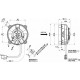 Ventillátorok 12V Univerzális elektromos ventillátor SPAL 96mm - szívó, 12V | race-shop.hu