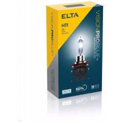 ELTA VISION PRO BLUE+ 12V 55W halogén fényszórók PGJ19-2 H11 (2db)