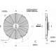 Ventillátorok 12V Univerzális elektromos ventillátor SPAL 385mm - nyomó, 12V | race-shop.hu
