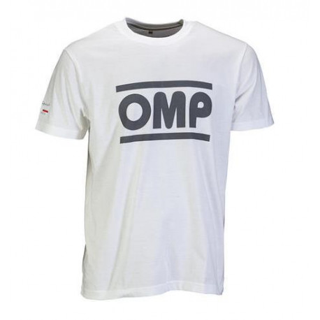Pólók OMP racing spirit rövid ujjú (T-Shirt) fehér | race-shop.hu