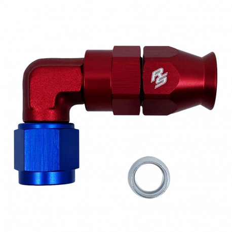 90° Szerelvények PTFE fiting AN6 90° szűken forduló kovácsolt változat | race-shop.hu