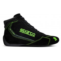 Sparco Slalom cipő FIA 8856-2018 fekete/zöld