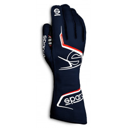 FIA versenykesztyű Sparco ARROW (külső varrás), kék/piros