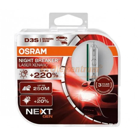 Izzók és xenonlámpák Osram xenon fényszóró lámpák XENARC NIGHT BREAKER LASER (NEXT GEN) D3S (2db) | race-shop.hu