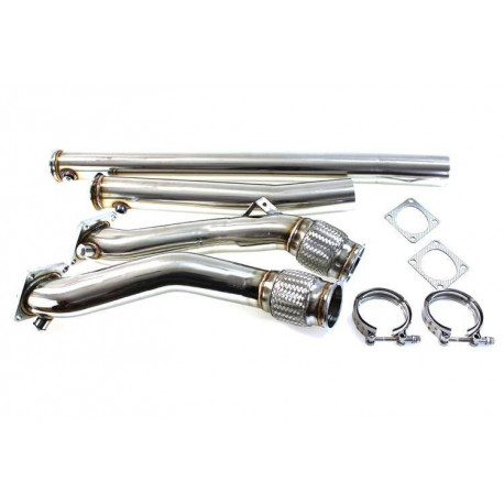 Down pipe, dump pipe Downpipe AUDI A4 2.7 1994-2001 biturbo decat | race-shop.hu