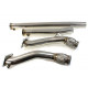 Down pipe, dump pipe Downpipe AUDI A4 2.7 1994-2001 biturbo decat | race-shop.hu