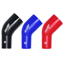 Szilikon cső szűkítő könyök RACES Silicone 45° 67mm (2,64") - 76mm (3") (turbócső)