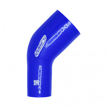 Redukciós könyök 45° Szilikon cső szűkítő könyök RACES Silicone 45° 51mm (2") - 70mm (2,75") (turbócső) | race-shop.hu