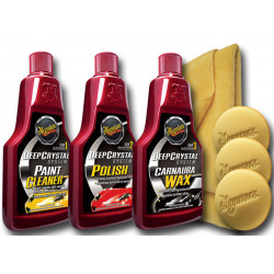 Meguiars - alapfokú polírozó és waxoló készlet (3 lépéses rendszer)