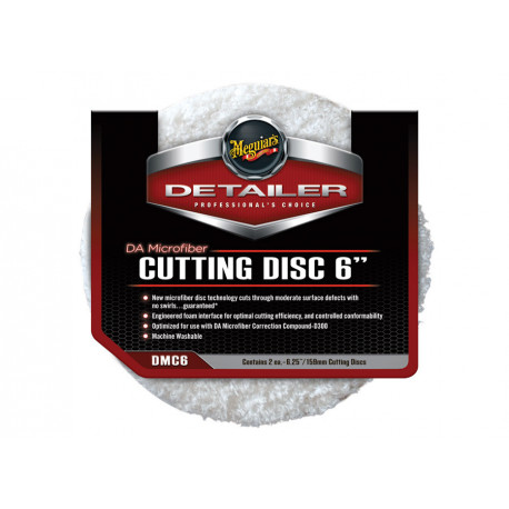 Tartozékok Meguiars DA Microfiber Cutting Disc 6" - Mikroszálas polírozó kerék, 6 hüvelyk (2 db) | race-shop.hu