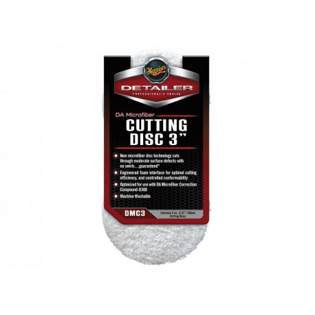 Tartozékok Meguiars DA Microfiber Cutting Disc 3" - Mikroszálas polírozó kerék, 3 inch (2 db) | race-shop.hu