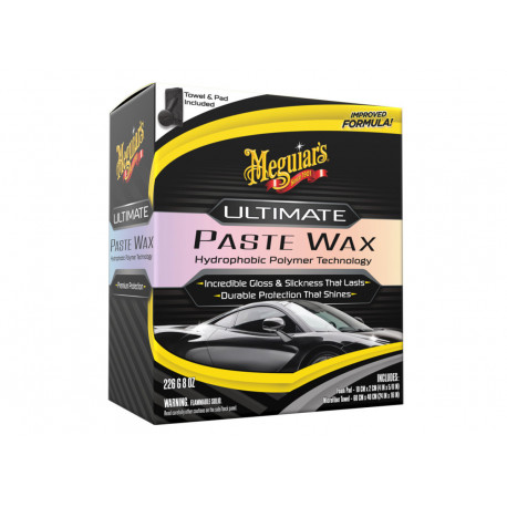 Waxing and paint protection Meguiars Ultimate Paste Wax - high-end szilárd viasz szintetikus polimerek alapján, 226 g | race-shop.hu
