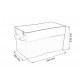 Akkumulátorok RACES 12V Akkumulátor box, 350x180x230mm | race-shop.hu