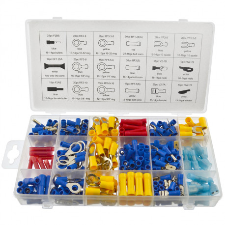 Cables, eyelets, connectors RACES 360pcs sada lisovacích svoriek | race-shop.hu