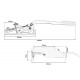 Hidraulikus kézifékek és tartozékok ODESA CNC hydraulic handbrake, horizontal | race-shop.hu