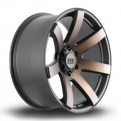 Alpha Offroad Gauntlet felni 20X9 6X139 106.1 ET30, Bronze