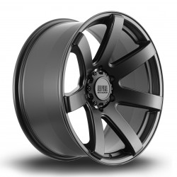 Alpha Offroad Gauntlet felni 20X9 5X120 72,6 ET30, Black