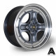 Alufelnik Autostar Autostar Classic felni 16X7.5 4X100/4X108 67,1 ET35, Gunmetal | race-shop.hu