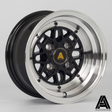 Alufelnik Autostar Autostar Korin felni 12X6 4X101 65,1 ET-9, Black | race-shop.hu