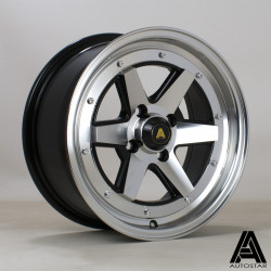 Autostar Magic felni 15X7 4X100 67,1 ET35, Black