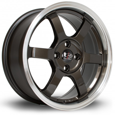 Alufelnik Rota Rota Grid felni 16X7 4X100 67,1 ET40, Gunmetal | race-shop.hu