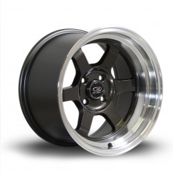 Rota Grid-V felni 15X9 4X100 67,1 ET0, Gunmetal