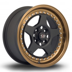 Rota Kyusha felni 15X7 4X100 67,1 ET38, Black