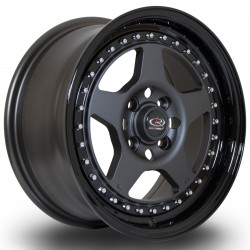 Rota Kyusha felni 15X7 4X100 67,1 ET38, Black