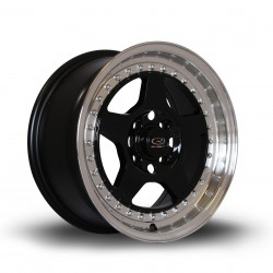 Rota Kyusha felni 15X7 4X100 67,1 ET38, Black