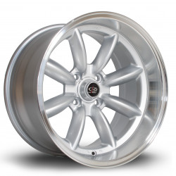 Rota RBX felni 17X9.5 4X114 73,0 ET-19, Silver