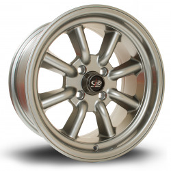 Rota RKR felni 15X8 4X114 73,0 ET0, Steelgrey