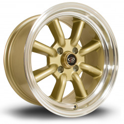 Rota RKR felni 15X8 4X100 67,1 ET0, Gold