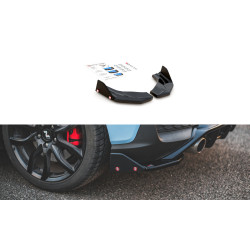 Hátsó oldalsó splitterek V.7 + Fékszárnyak Hyundai I30 N Mk3 Hatchback