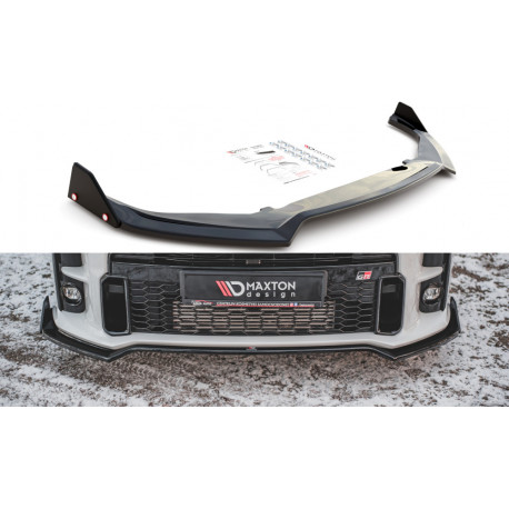 Body kitek és vizuális kiegészítők Első splitter V.3 + Fékszárnyak Toyota GR Yaris Mk4 | race-shop.hu