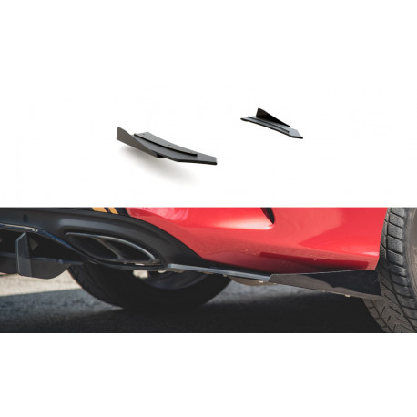 Body kitek és vizuális kiegészítők MAXTON DESIGN Racing Durability hátsó oldalsó splitterek + flapsok Mercedes-AMG C43 Coupe C205-höz, fekete | race-shop.hu