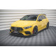 Body kitek és vizuális kiegészítők MAXTON DESIGN első splitter + flapsok Mercedes-AMG A 45 S Aero Pack W177-hez, fényes fekete, V3 | race-shop.hu