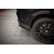 Body kitek és vizuális kiegészítők Központi hátsó splitter (függőleges sávokkal) V.2 BMW X6 M-Pack G06 | race-shop.hu