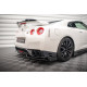 Body kitek és vizuális kiegészítők Központi hátsó splitter + Fékszárnyak Nissan GTR R35 Facelift | race-shop.hu
