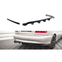 Központi hátsó splitter (függőleges sávokkal) Volvo C70 Mk1