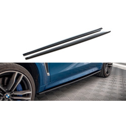 MAXTON DESIGN küszöb toldatok BMW X6 M F86-hoz, fényes fekete