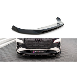 MAXTON DESIGN első splitter Audi Q4 e-tron Sportback Mk1-hez, fényes fekete, V2
