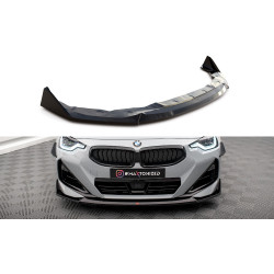 MAXTON DESIGN első splitter BMW 2 Coupe M-Pack / M240i G42-höz, fényes fekete, V3
