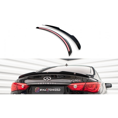 Body kitek és vizuális kiegészítők Spoiler toldat Infiniti Q50 S Mk1 | race-shop.hu
