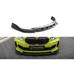 MAXTON DESIGN első splitter BMW 1 F40 M-Pack / M135i-hez, fényes fekete, V7