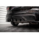 Body kitek és vizuális kiegészítők MAXTON DESIGN központi hátsó splitter Volvo XC60 R-Design Mk2 Facelift-hez (függőleges sávokkal), fényes fekete | race-shop.hu