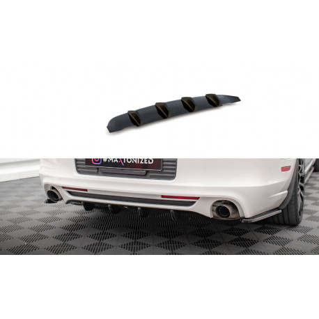 Body kitek és vizuális kiegészítők MAXTON DESIGN hátsó diffúzor Ford Mustang Mk5 Facelift-hez, fényes fekete | race-shop.hu