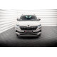 Body kitek és vizuális kiegészítők MAXTON DESIGN első splitter Skoda Karoq Sportline Mk1 Facelift-hez, fényes fekete | race-shop.hu