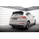 Body kitek és vizuális kiegészítők MAXTON DESIGN központi hátsó splitter Skoda Karoq Sportline Mk1 Facelift-hez (függőleges sávokkal), fényes fekete | race-shop.hu