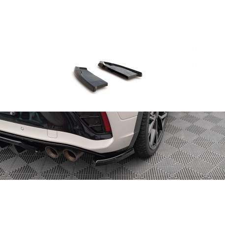 Body kitek és vizuális kiegészítők MAXTON DESIGN hátsó oldalsó splitterek Volkswagen T-Roc R Mk1 Facelift-hez, fényes fekete | race-shop.hu